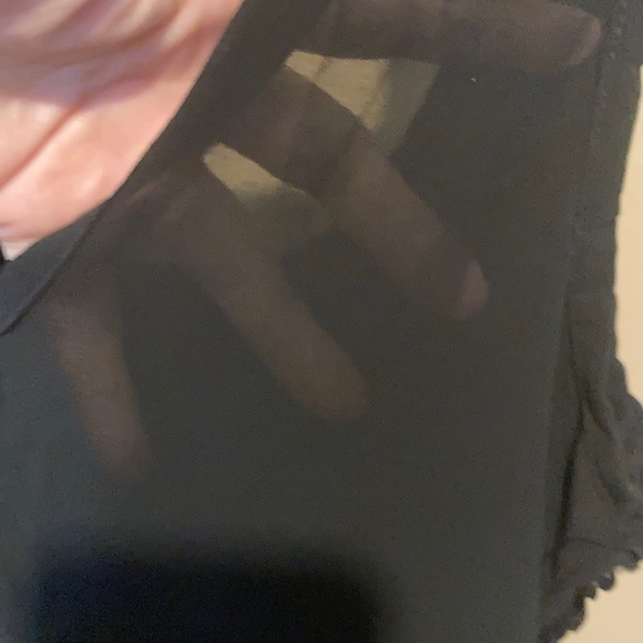 Ladies sequIn black blouse - Picture 8 of 8